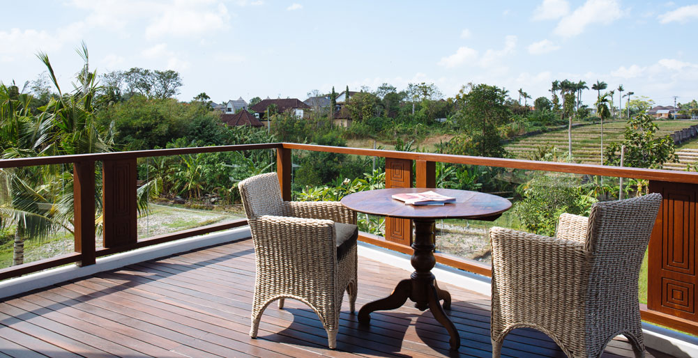 Villa Umah Daun - Balcony view